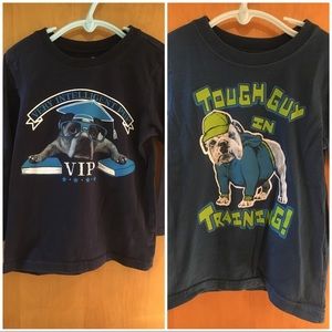 2 children’s place long sleeve shirts size 4T
